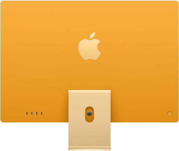 Apple iMac 2021 M1 (Four ports) 24" - Apple M1 chip 8-core CPU - 256GB - Yellow - 8GB RAM - 24 Inch