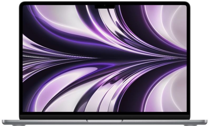 MacBook Air (2022) 13.6-inch - Space Grey - Apple M2 Chip: 8-Core CPU/10-Core GPU - 8GB RAM - SSD 512GB