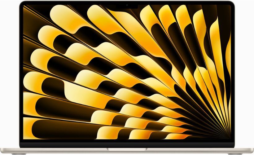 MacBook Air (2023) 15.3-inch - Starlight - Apple M2 Chip: 8-Core CPU/10-Core GPU - 8GB RAM - SSD 256GB