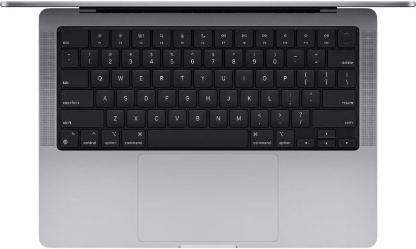 MacBook Pro (2021) 14-inch - Space Grey - Apple M1 Pro chip: 8-Core CPU/14-Core GPU - 16GB RAM - SSD 512GB