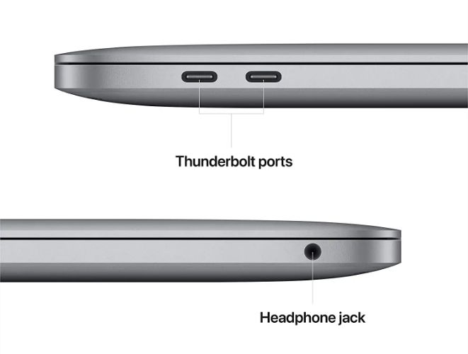 MacBook Pro (2022) 13.3-inch - Space Grey - Apple M2 chip: 8-Core/10-Core GPU - 8GB RAM - SSD 256GB