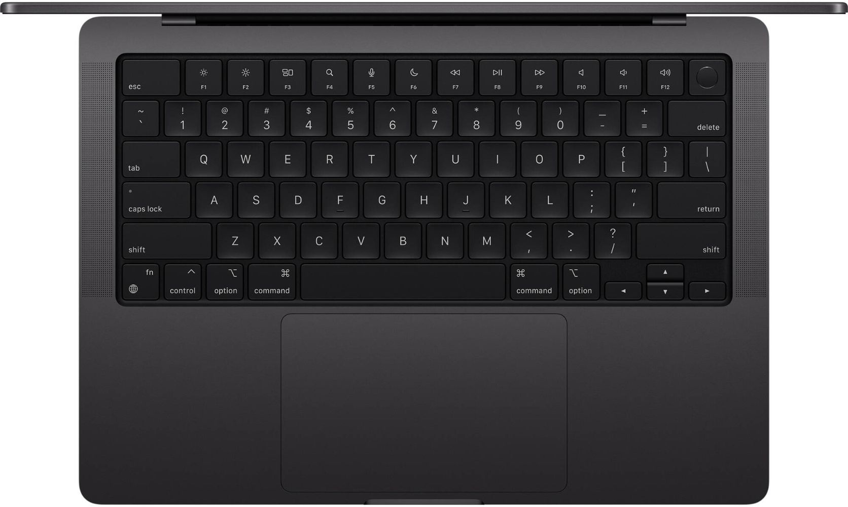 MacBook Pro (2024) 14-inch - Space Black - Apple M4 chip: 10‑core CPU/10‑core GPU - 16GB RAM - SSD 512GB