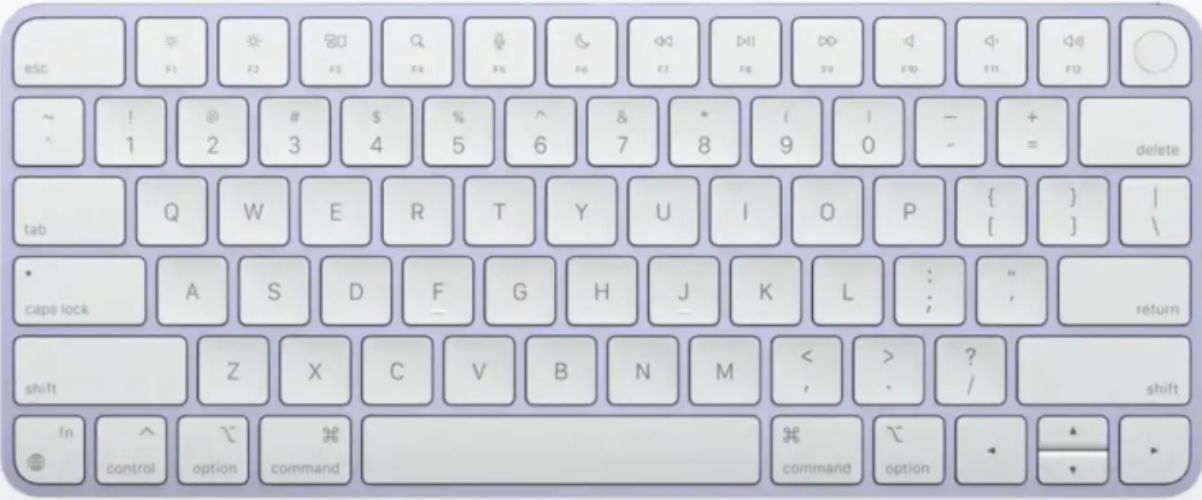 Apple Magic Keyboard with Touch ID for Mac Models - Purple