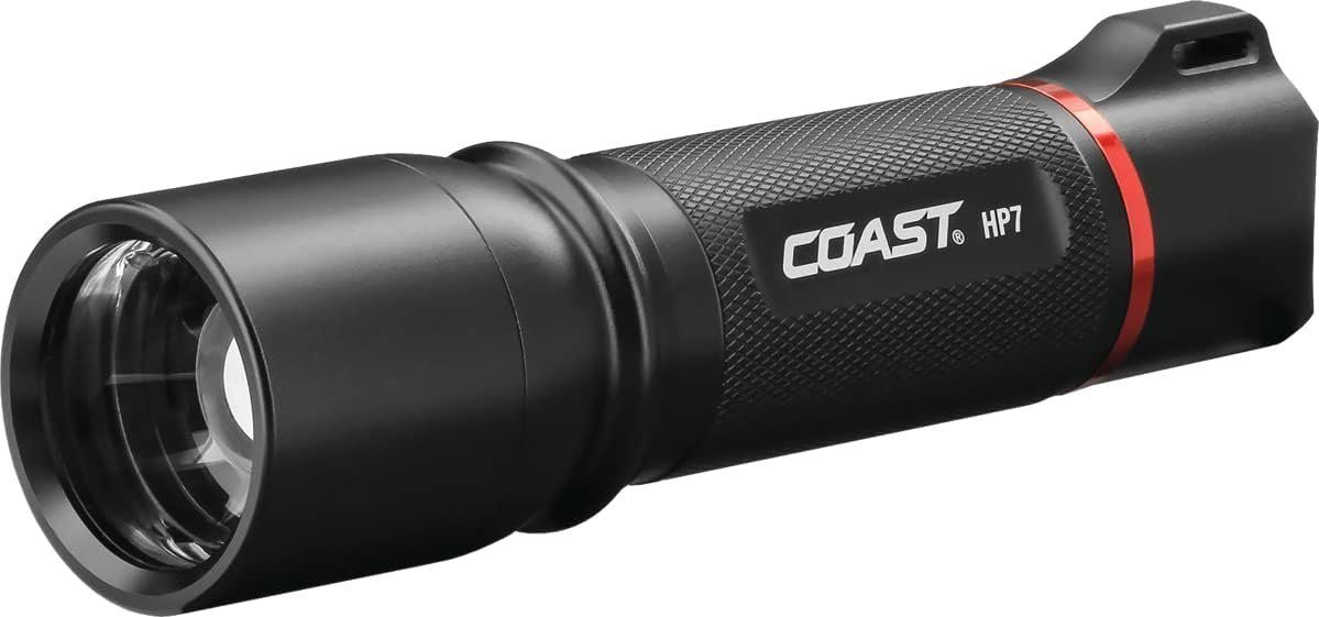 Coast HP7 Focusing LED Flashlight - Black