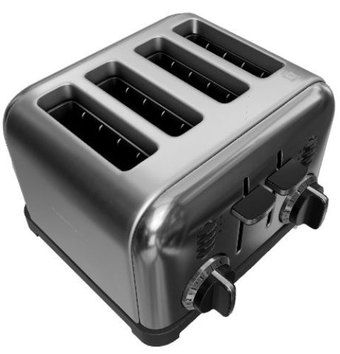 Cuisinart Classic 4-Slice Toaster (CPT-180BKS) - Black/Stainless Steel