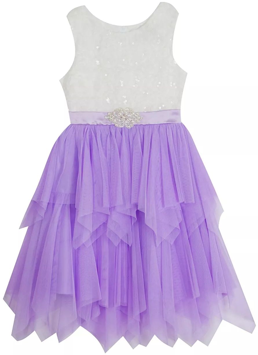 Emily Rose Girl's Dress 16 - Lilac