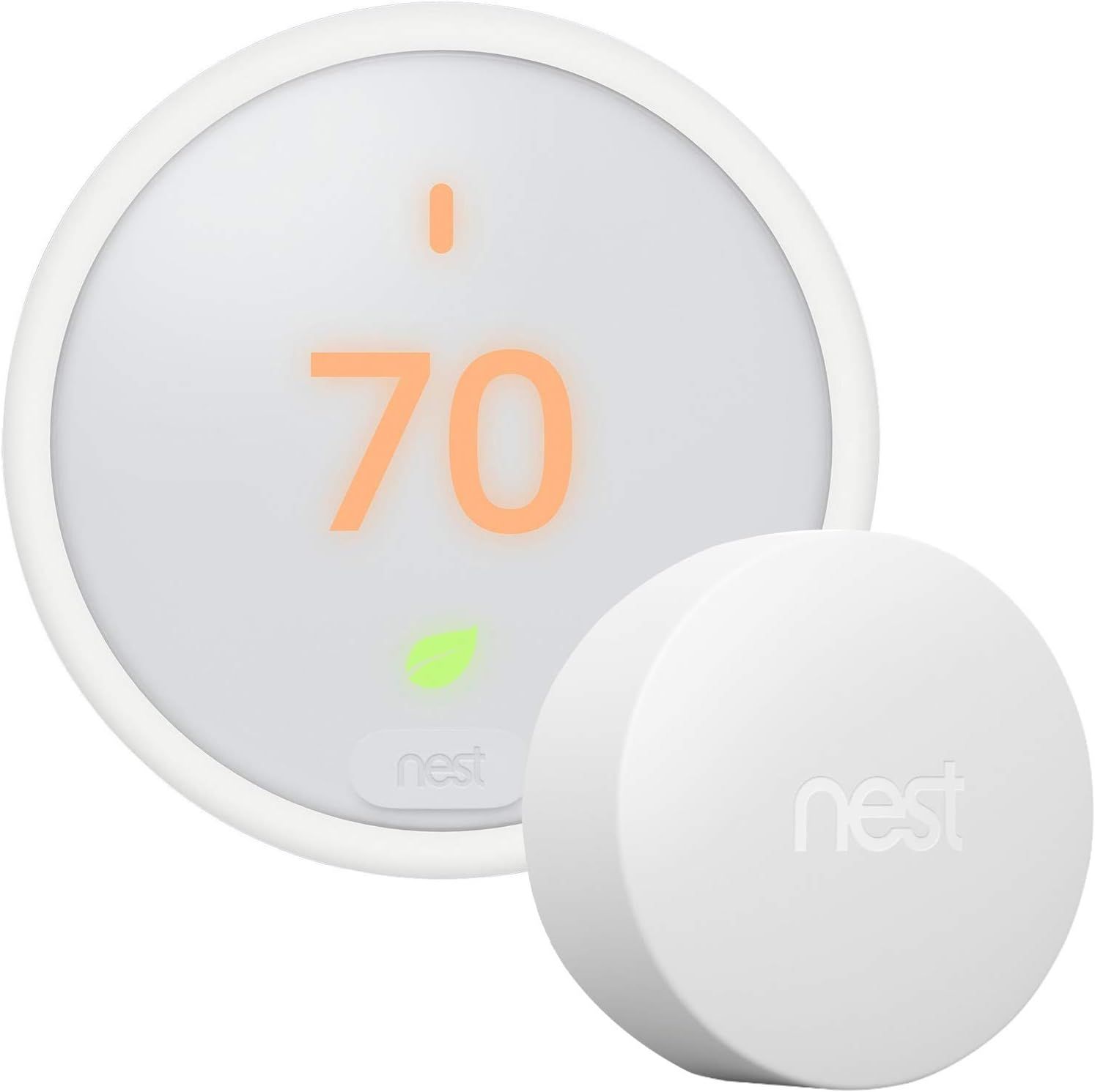 Google Nest Smart Thermostat E (3rd Gen) - Frosted White