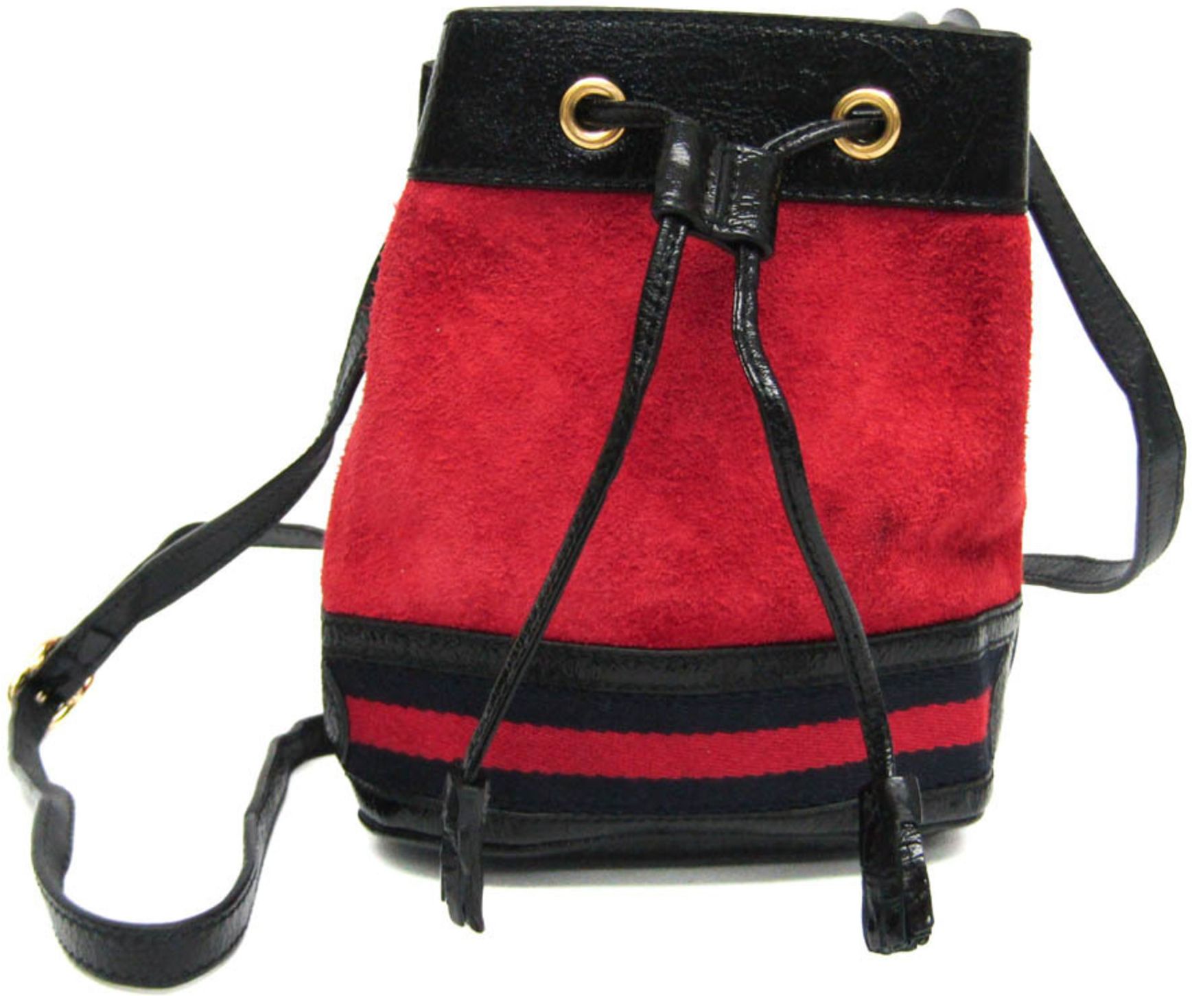 Gucci Leather Suede Shoulder Bag