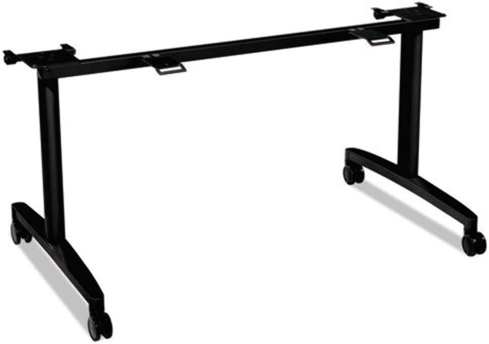 Hon Huddle Flip-Top Base For 24"D Table - Black
