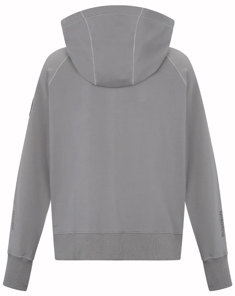 Hoseg Men's Full Zip Hoodie (L) - Greyhound