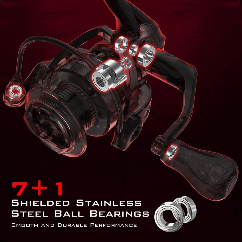 KastKing 2000 Royale Legend Glory Fishing Reel - Red