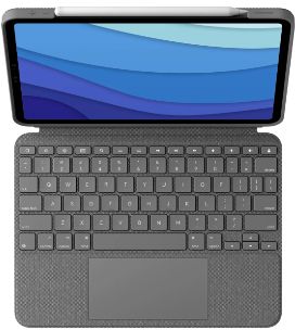 Logitech Combo Touch for iPad Pro 12.9" - Oxford Gray - Very Good