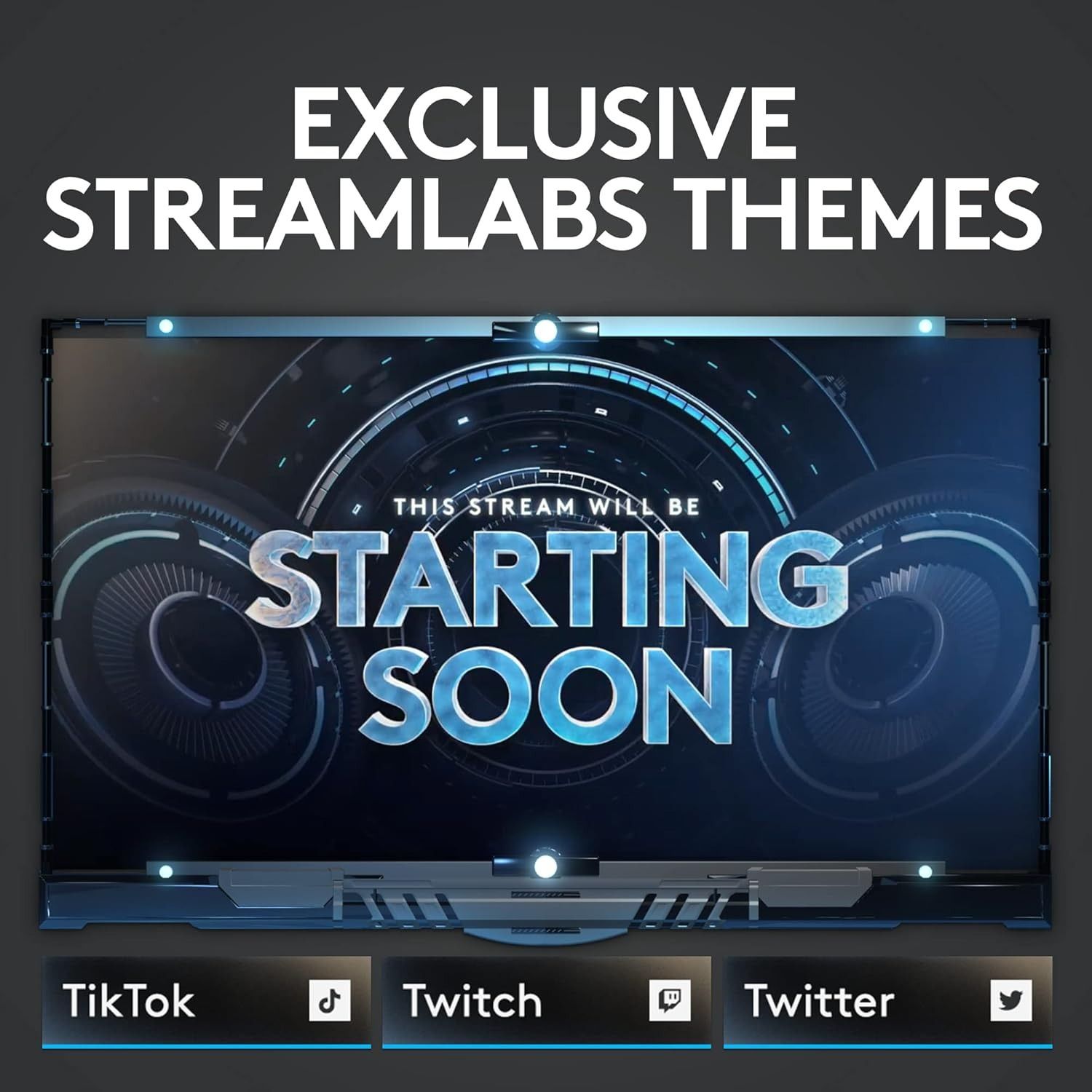 Logitech for Creators Blue Yeti Game Streaming Kit - Black