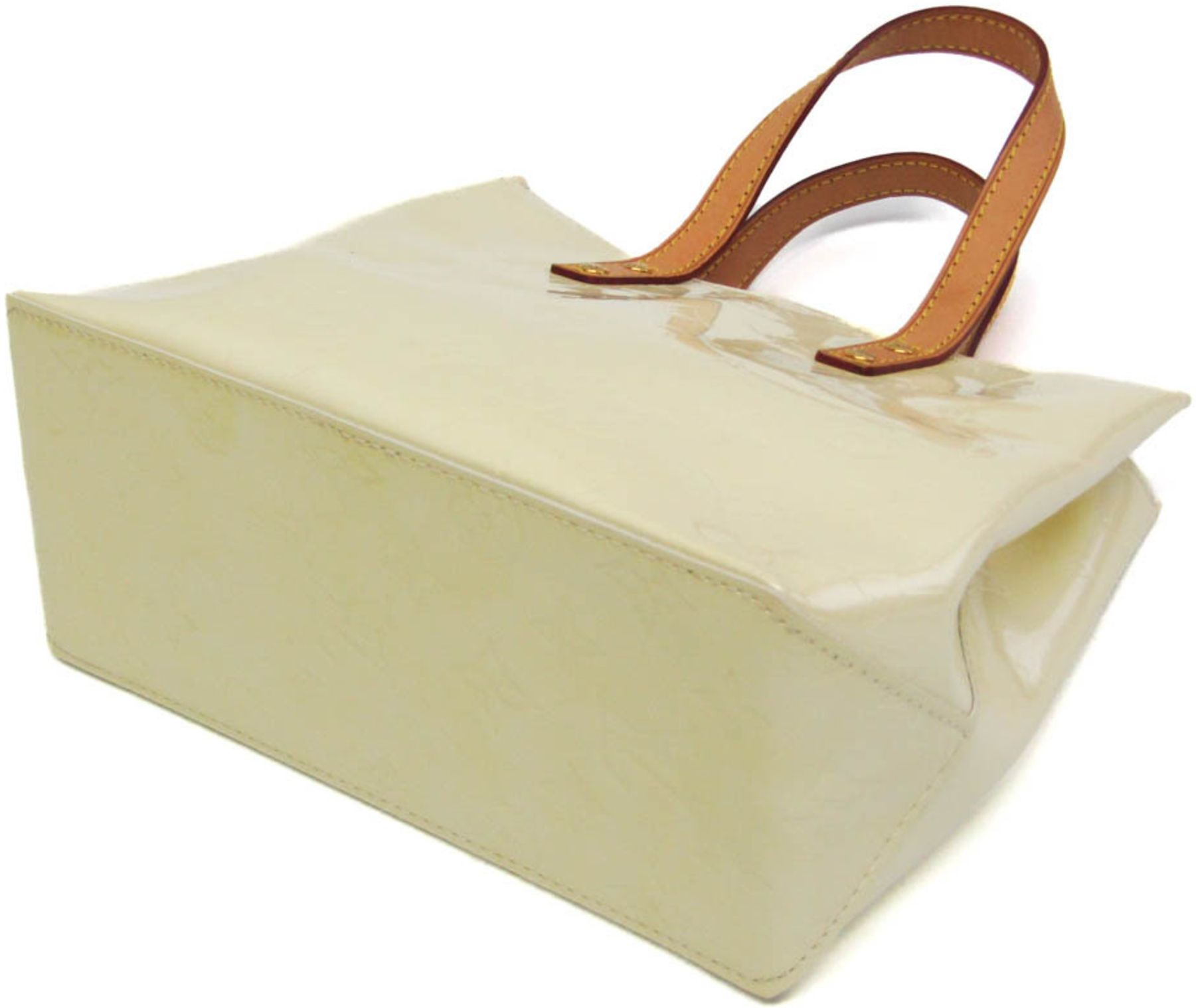 Louis Vuitton Reade PM Monogram Vernis Handbag - Vernis Leather - Pearl