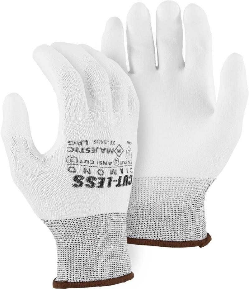 Majestic Dyneema Gloves Cut Level A3 (L) - White