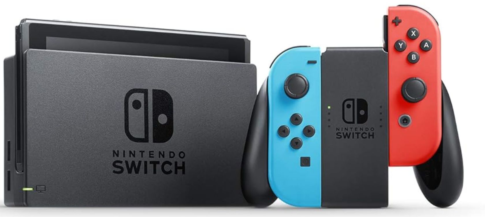 Nintendo Switch with Neon Blue and Neon Red Joy‑Con - 32GB - Multicolor