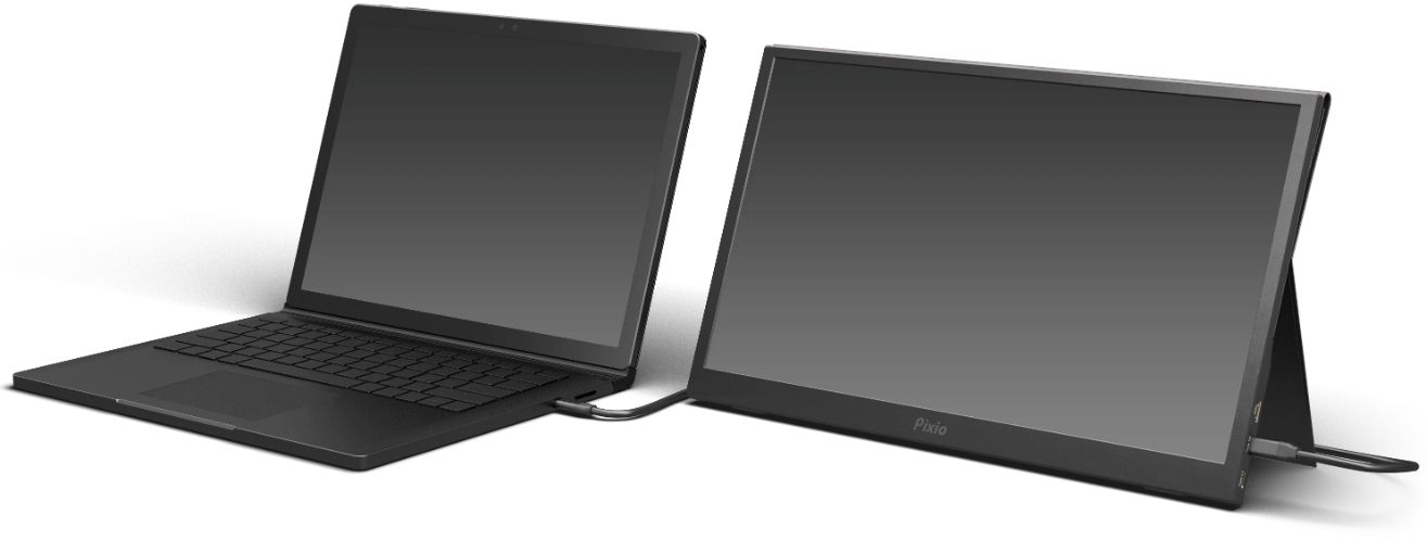 Pixio PX160 Premium Portable Gaming Monitor 15.6" - Black - 15.6 Inch