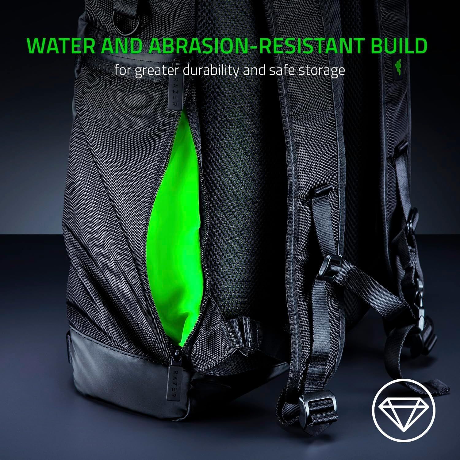 Razer Recon 15-inch Rolltop Backpack - Black