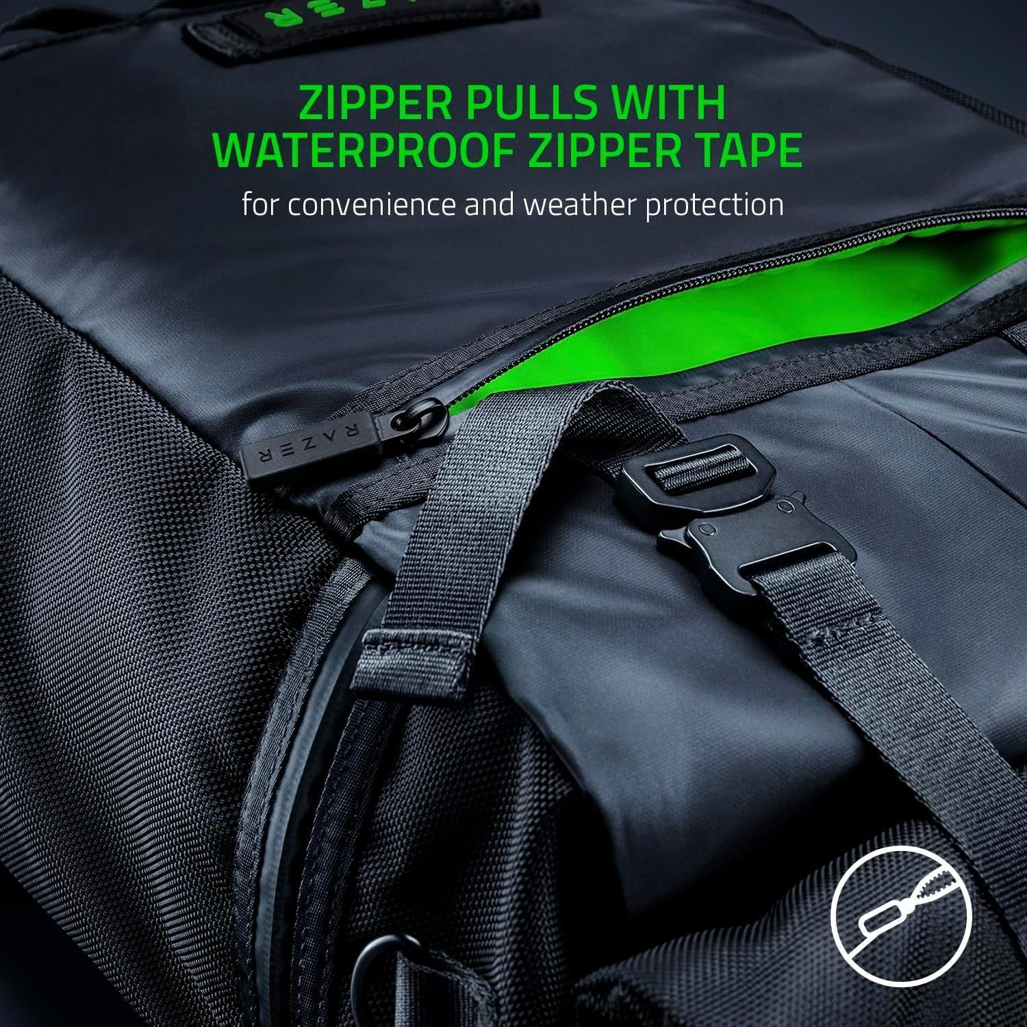 Razer Recon 15-inch Rolltop Backpack - Black