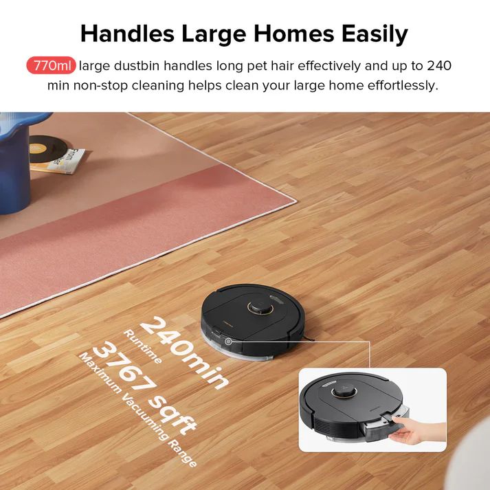 Roborock Q5 Pro+ Robot Vacuum and Mop - Black
