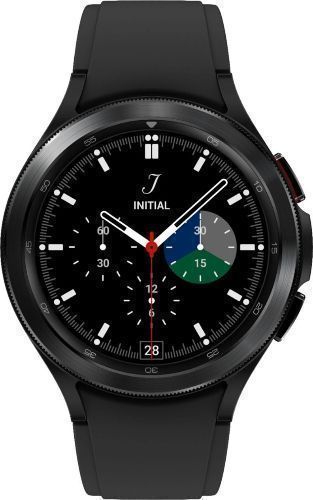 Samsung Galaxy Watch4 (Bluetooth + LTE) - 16GB - 42mm - Black Classic (Stainless Steel) Case with Black Fluoroelastomer Sport Band