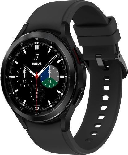 Samsung Galaxy Watch4 (Bluetooth + LTE) - 16GB - 42mm - Black Classic (Stainless Steel) Case with Black Fluoroelastomer Sport Band