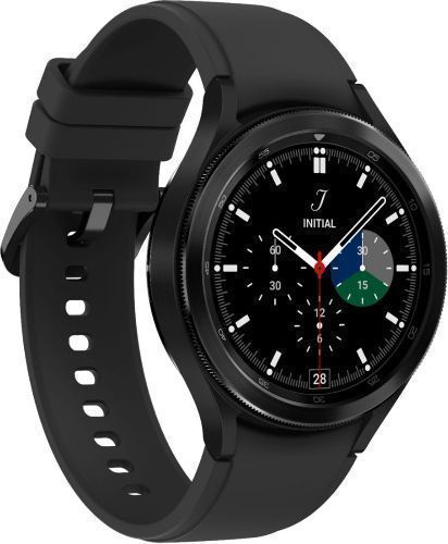 Samsung Galaxy Watch4 (Bluetooth + LTE) - 16GB - 42mm - Black Classic (Stainless Steel) Case with Black Fluoroelastomer Sport Band