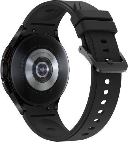 Samsung Galaxy Watch4 (Bluetooth + LTE) - 16GB - 42mm - Black Classic (Stainless Steel) Case with Black Fluoroelastomer Sport Band