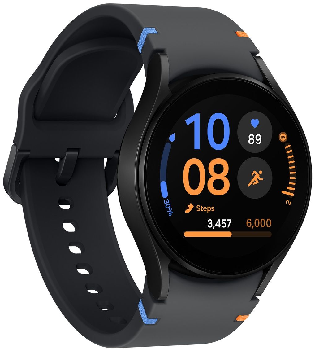 Galaxy Watch FE (2024) (Bluetooth + LTE) - 16GB - 40mm - Black Aluminum Case with Black Silicone Silicone Band