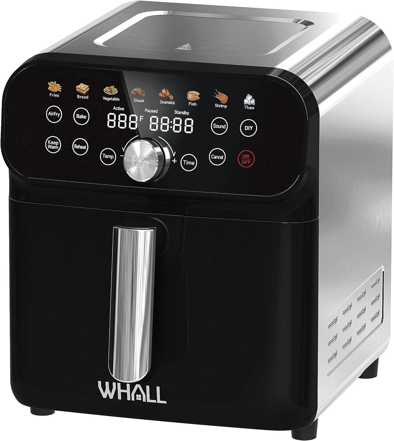 Whall 12-in-1 6.2QT Air Fryer with LED Digital Touchscreen